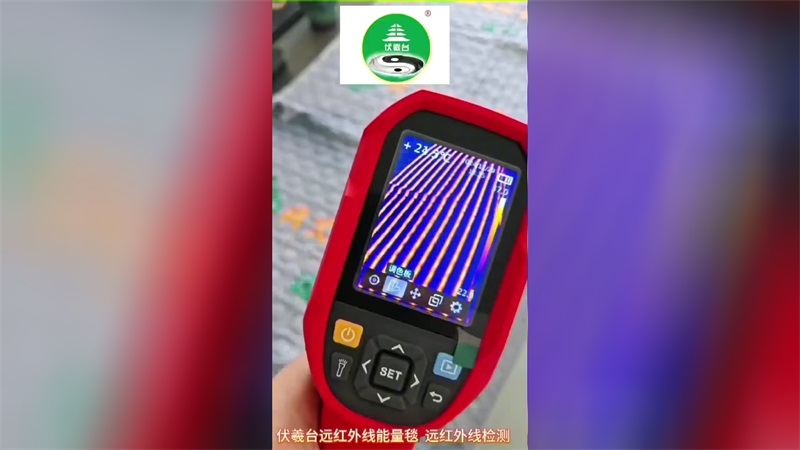 伏羲台远红外石墨烯养生理疗毯检测视频